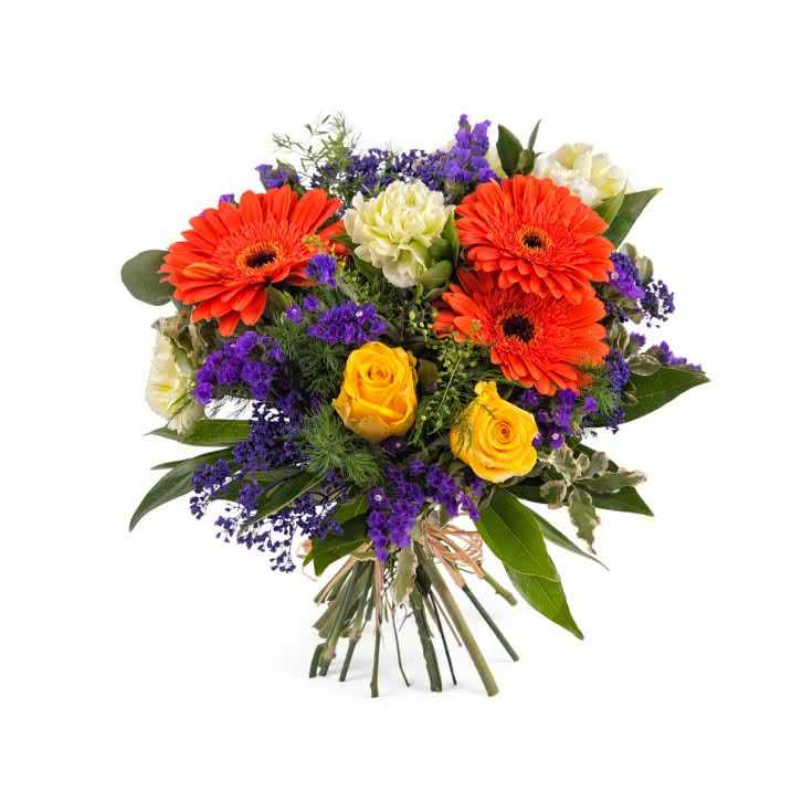 Caspio, Arreglo con Gerberas y rosas