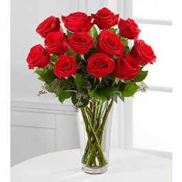 The Long Stem Red Rose Bouquet by FTD® - VASE INCLUDED, The Long Stem Red Rose Bouquet by FTD® - VASE INCLUDED