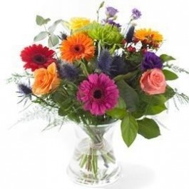 Mixed colours bouquet, excl. vase
, Mixed colours bouquet, excl. vase
