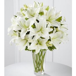 The Spirited Grace™ Lily Bouquet by FTD® - VASE INCLUDED, The Spirited Grace™ Lily Bouquet by FTD® - VASE INCLUDED