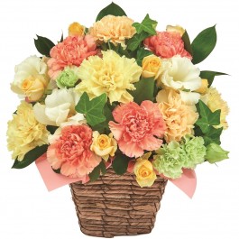"Thanks Mom" Yellow & Orange shade arrangement, 