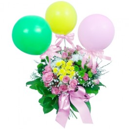 Kwiaty z balonikami dla dziecka, PL#1505
Kwiaty z balonikami dla dziecka