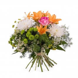Spring Bouquet with Anastasias and Lilies, Spring Bouquet with Anastasias and Lilies