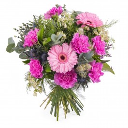 Bouquet of carnations and gerbera daisies, Bouquet of carnations and gerbera daisies