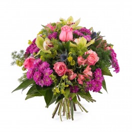 Bouquet with Roses and Orchids, Bouquet with Roses and Orchids