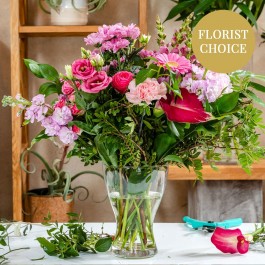 Pink florist's fantasy bouquet, Pink florist's fantasy bouquet