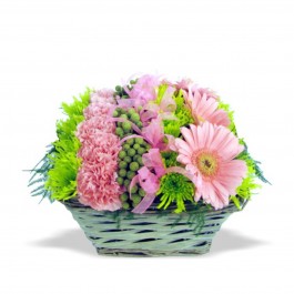 Fleurs Pink Basket, Fleurs Pink Basket