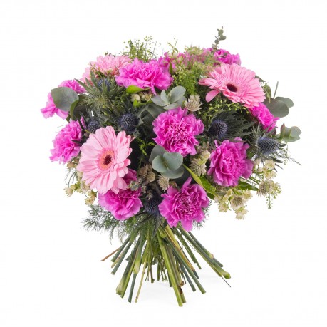 Bouquet of carnations and gerbera daisies, Bouquet of carnations and gerbera daisies