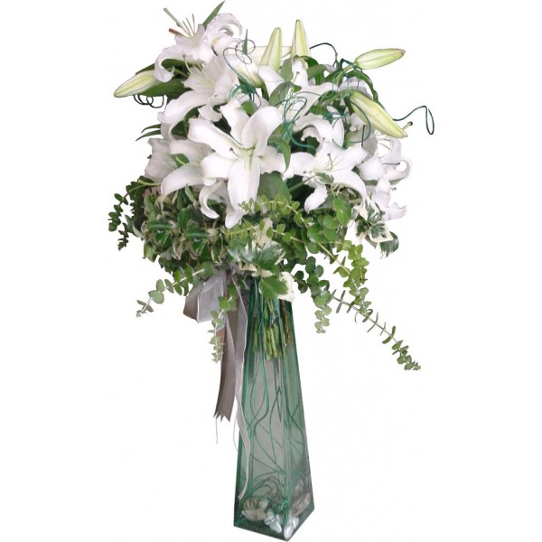 Arrangement of White Liliums, AZ#4223
Arrangement of White Liliums