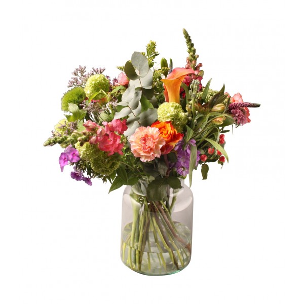 Ecological bouquet with vase, Ecological bouquet with vase