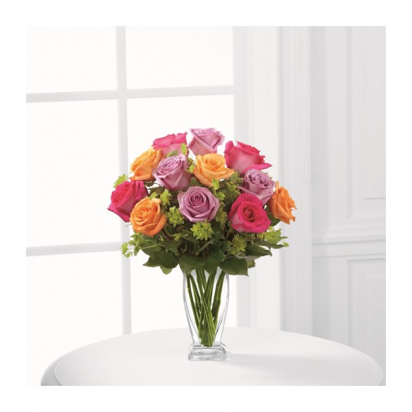 The Pure Enchantment Rose Bouquet by FTD VASE INCLUDED, The Pure Enchantment Rose Bouquet by FTD VASE INCLUDED