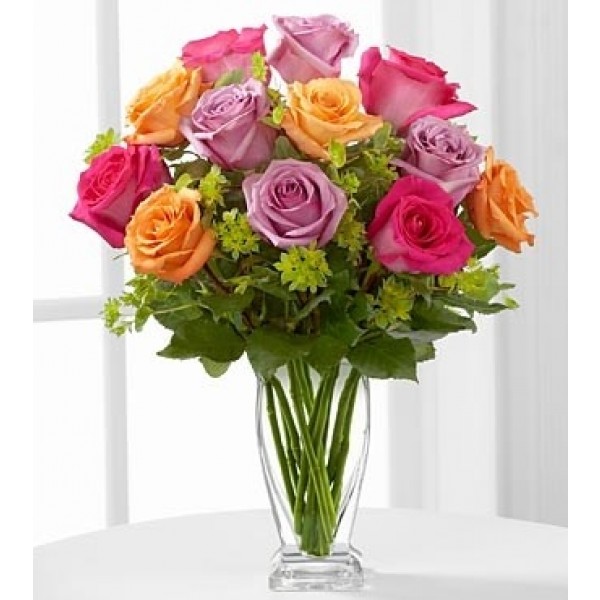 E6-4821 The Pure Enchantment™ Rose Bouquet by FTD® - VASE IN, E6-4821 The Pure Enchantment™ Rose Bouquet by FTD® - VASE IN