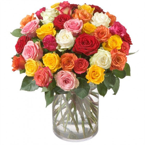 Colorful Bouquet of Roses (36 Roses), CH#CH12790I
Colorful Bouquet of Roses (36 Roses)