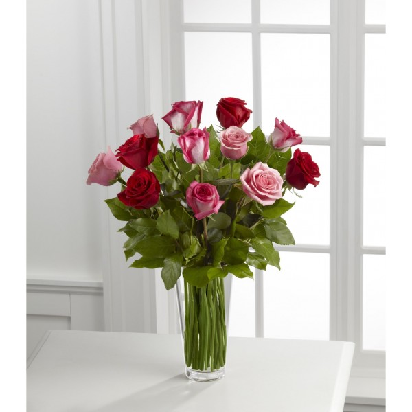 The True Romance Rose Bouquet by FTD VASE INCLUDED, The True Romance Rose Bouquet by FTD VASE INCLUDED