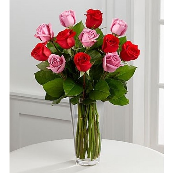The True Romance™ Rose Bouquet by FTD® - VASE INCLUDED, The True Romance™ Rose Bouquet by FTD® - VASE INCLUDED