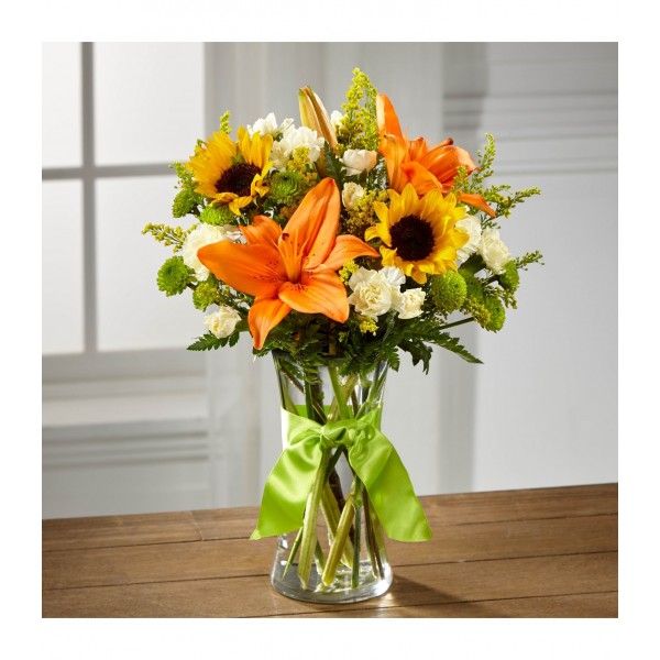 Send Sunlight Lily Bouquet, Send Sunlight Lily Bouquet