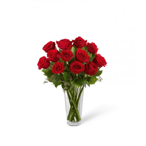 The Long Stem Red Rose Bouquet by FTD VASE INCLUDED, The Long Stem Red Rose Bouquet by FTD VASE INCLUDED