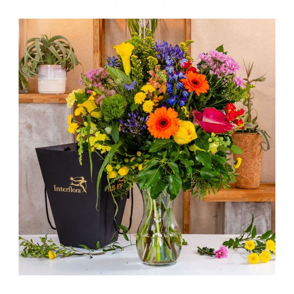 Colorful florist's fantasy bouquet, Colorful florist's fantasy bouquet