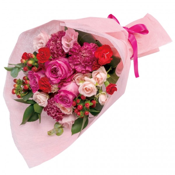 Bouquet in pink and red, Bouquet in pink and red