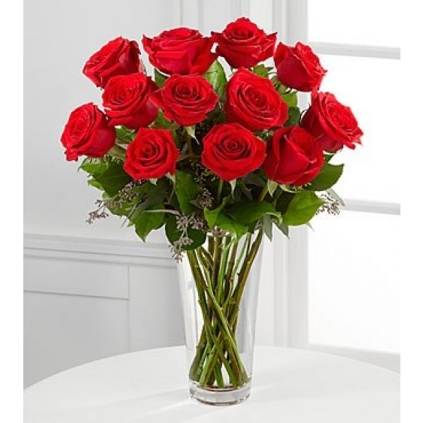 E2-4305 The Long Stem Red Rose Bouquet by FTD® - VASE INCLUD, E2-4305 The Long Stem Red Rose Bouquet by FTD® - VASE INCLUD
