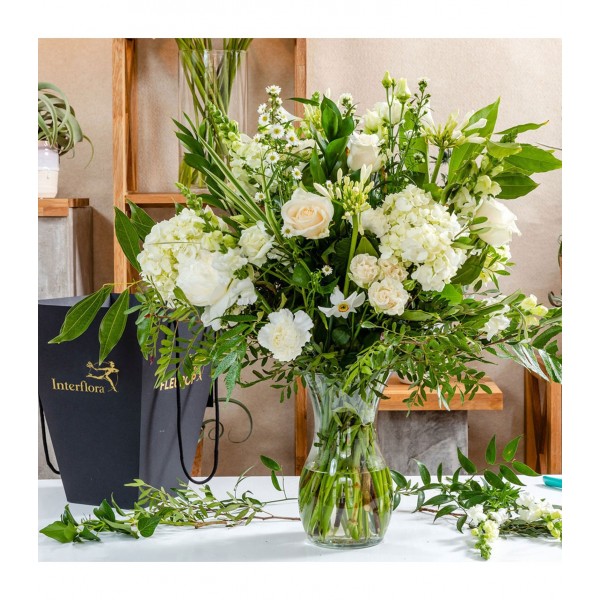 White florist's fantasy bouquet, White florist's fantasy bouquet