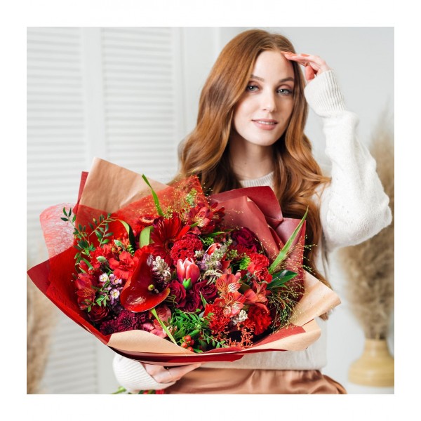 Valentine's Day Bouquet - Florist Fantasy, Valentine's Day Bouquet - Florist Fantasy