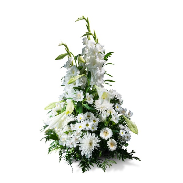 Vertical Bouquet in white shades, Vertical Bouquet in white shades

