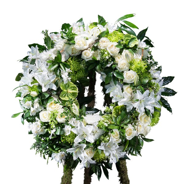 Classic white wreath, Classic white wreath
