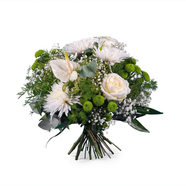 Spring Bouquet with Anthurium and Roses, Spring Bouquet with Anthurium and Roses