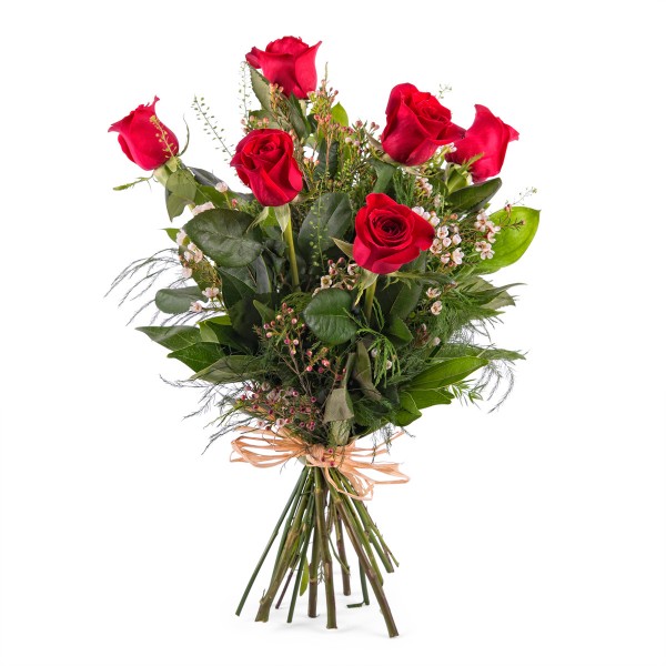 6 Long-stemmed Red Roses, 6 Long-stemmed Red Roses
