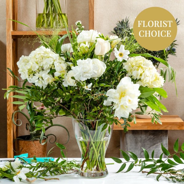 White florist's fantasy bouquet, White florist's fantasy bouquet
