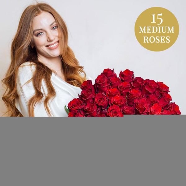 15 red roses, 15 red roses
