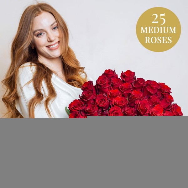 25 red roses, 25 red roses