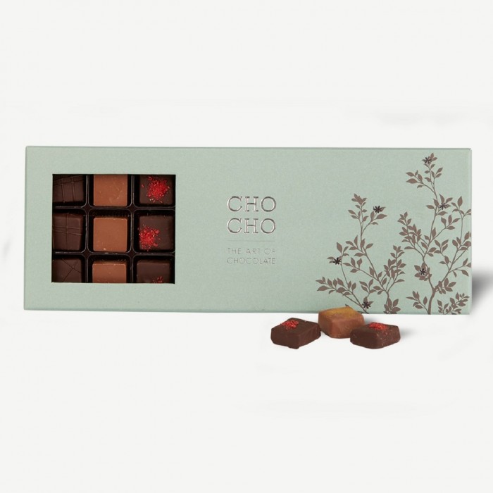 Box with min. 310 gr. 27 pieces CHO CHO, Box with min. 310 gr. 27 pieces CHO CHO
