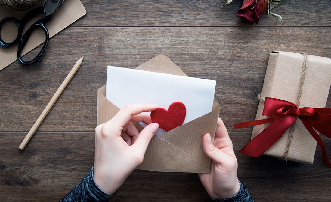 El 14 de febrero escríbele una carta