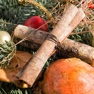 Enviar centro con decoración de navidad