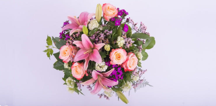 Enviar rosas y liliums